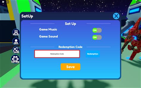 mecha simulator codes.